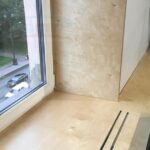Подоконник и откосы из фанеры