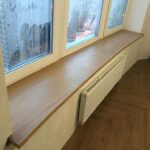 Подоконники МДФ шпонированные дубом